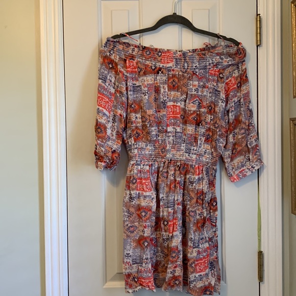 🌺 2 for $23 🌺 Cute OTS 3/4 Sleeve Dress with Adjustable Straps - Picture 10 of 11